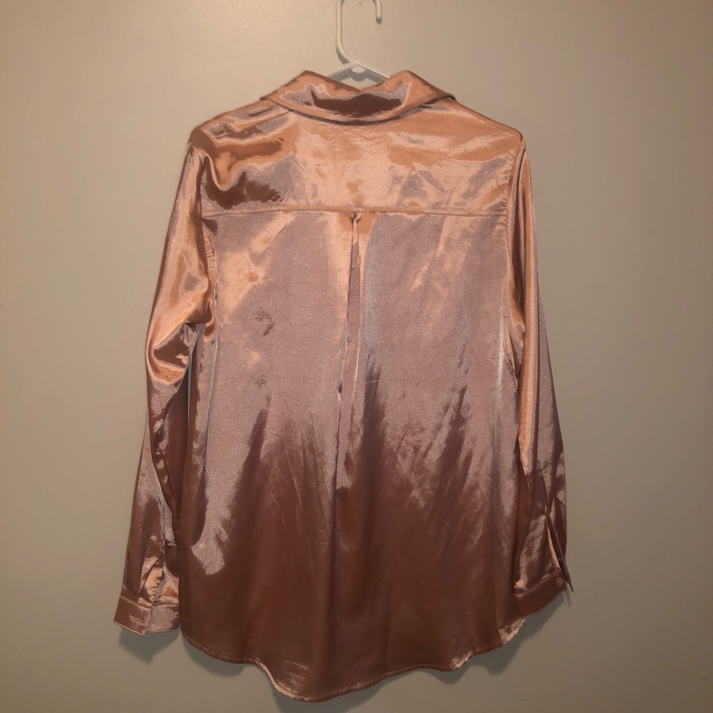 pink silk blouse - Picture 3 of 6